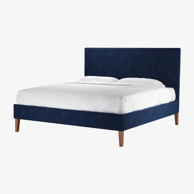 Sofa.com Avery 130cm Super King Bed in Port Royal Aquaclean Clever Chenille
