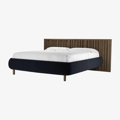 Sofa.com Florence Super King Bed in Pitch Smart Cotton - sofa.com