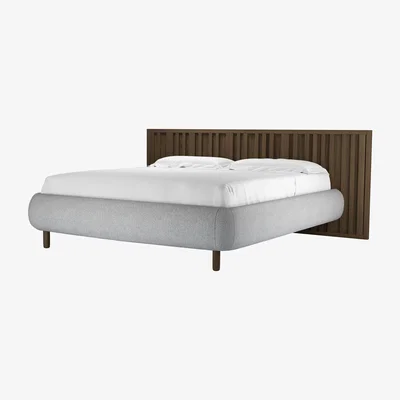 Sofa.com Florence Super King Bed in Arctic Wolf Quartz