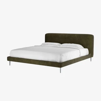 Sofa.com Lucy Super King Bed in Juniper Aquaclean Clever Chenille