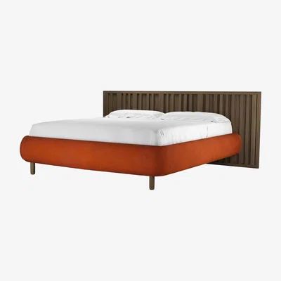 Sofa.com Florence Super King Bed in Moroccan Spice Smart Velvet - sofa.com