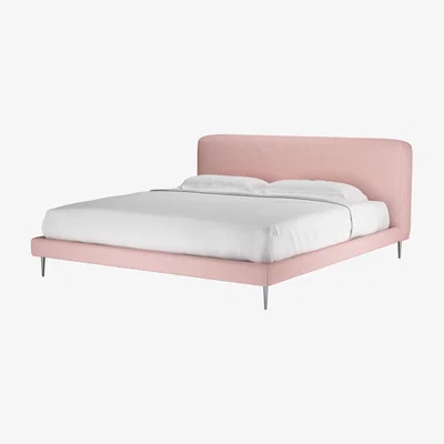 Sofa.com Lucy Super King Bed in Rhubarb Smart Cotton - sofa.com