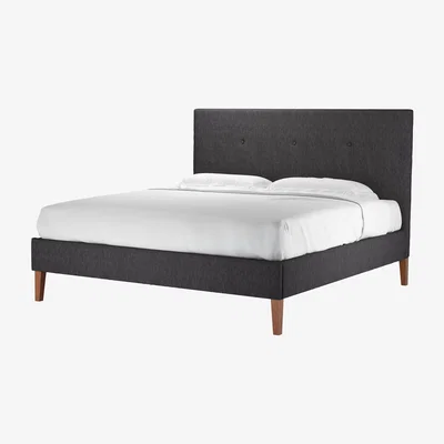 Sofa.com Avery 130cm Super King Bed in Cadet Soft Chenille - sofa.com
