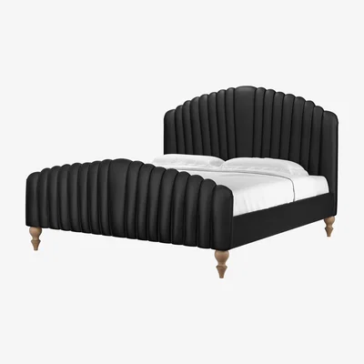 Sofa.com Bella Super King Bed in Smoke Soft Leather - sofa.com