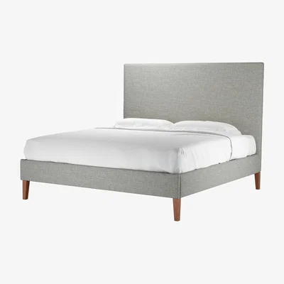 Sofa.com Harlow 150cm Super King Bed in Grey Marl Highland Tweed - sofa.com