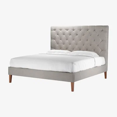 Sofa.com Rosalie 150cm Super King Bed in Nimbus Aquaclean Clever Velvet