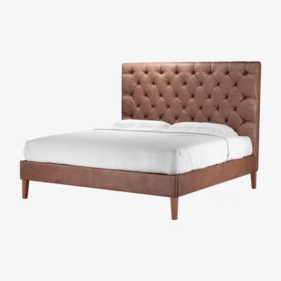 Sofa.com Rosalie 150cm Super King Bed in Satchel Vintage Leather - sofa.com