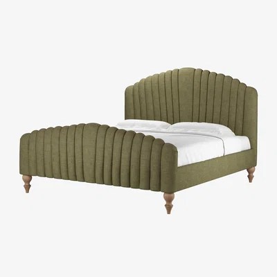 Sofa.com Bella Super King Bed in Thyme Florence Textured Weave