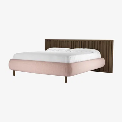 Sofa.com Florence Super King Bed in Pavilion Pink Brushstroke