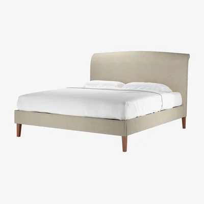Sofa.com Thea Super King Bed in Pampas Hygge Smart Linen