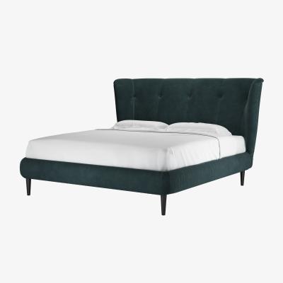 Sofa.com Audrey Super King Bed in Deep Forest Aquaclean Clever Velvet