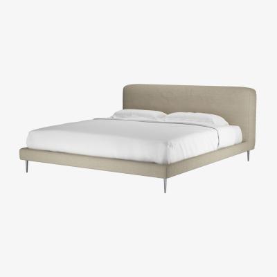 Sofa.com Lucy Super King Bed in Pampas Hygge Smart Linen