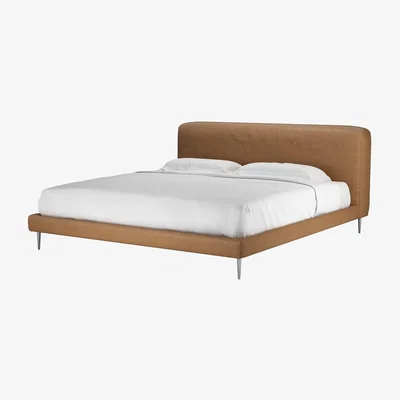 Sofa.com Lucy Super King Bed in Saddle Antique Leather - sofa.com