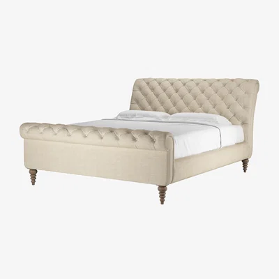 Sofa.com Knightsbridge Super King Bed in Chantilly Aquaclean Clever Chenille