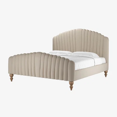 Sofa.com Bella Super King Bed in Elderflower Organic Smart Cotton