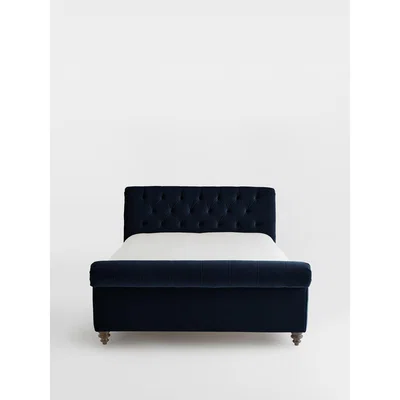 Soho Home Foxcote Bed, Super King, Velvet Navy