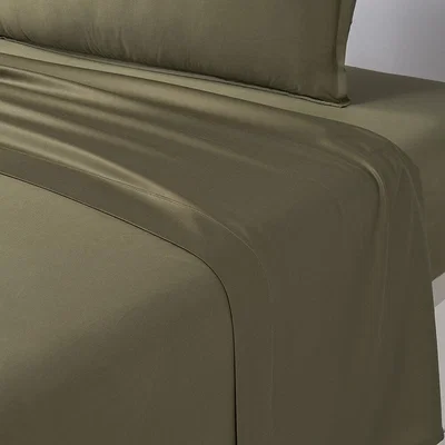 Amara Kenzo - KZIconic Tencel Fitted Sheet - Safari - Double