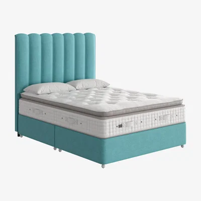 Furniture Village Vispring - Duchess Pillow Top Divan Set - Double - Blue