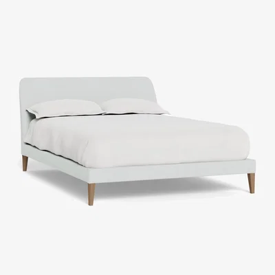 Heal's Heal's Wallis Bed Double Broad Weave Tin Natural Feet - Heal's UK Bedroom Furniture