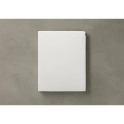 Perch and Parrow Coleman Off White Fitted Sheet, 4'6 Double"