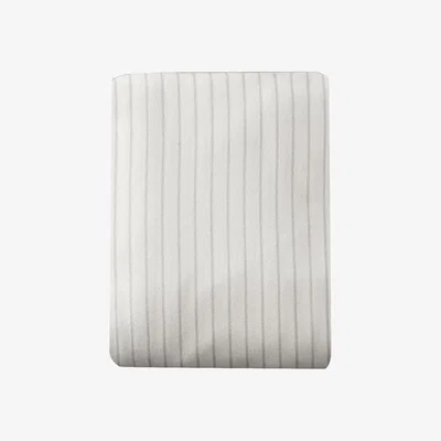 Perch and Parrow Coleman Ecru Grey Bed Linen Set, 4'6 Double"