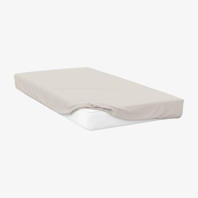 The Range Percale Extra Deep Fitted Sheet - BM408 - Ivory / Double
