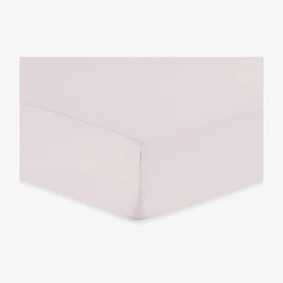 The Range 180Tc Cotton Fitted Sheet  - Blush / Double