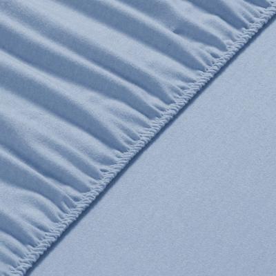 The Range Flannel Fleece Fitted Bed Sheet Small Double - Sky Blue