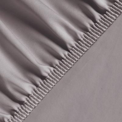 The Range Silky Satin Fitted Bed Sheet Small Double - Nougat