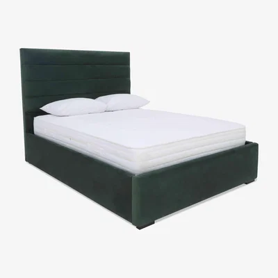 Furniture Village Sleep Story - Horizon Ottoman Bed Frame - Small Double - Plush Emerald