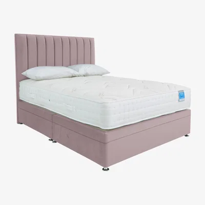 Furniture Village Sleep Story - Deluxe Firm Side Ottoman Divan Set - Small Double