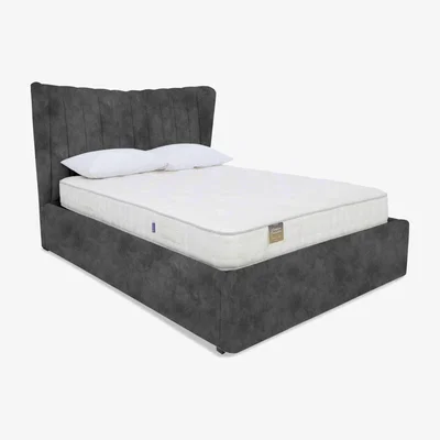Furniture Village Bourne Ottoman Bed Frame - Small Double - Dapple Mink