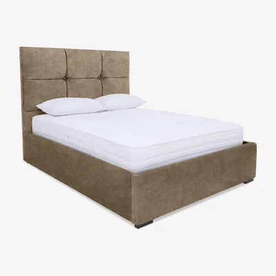 Furniture Village Sleep Story - Rubix Ottoman Bed Frame - Small Double - Lace Caramel