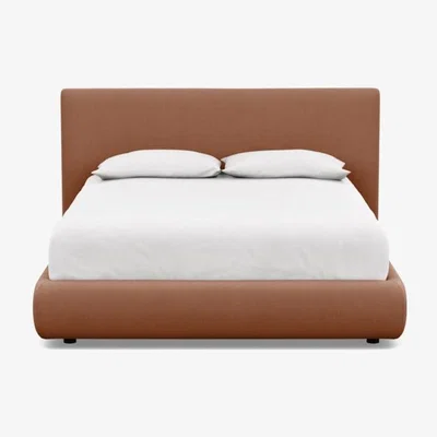 Heal's Heal's Alba Storage Bed Double Siena Cotton Clay - Heal's UK Bedroom Furniture