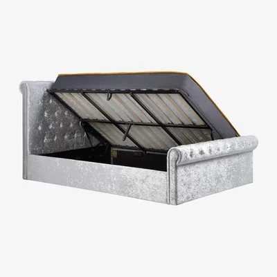 The Range Birlea Sienna Ottoman Bed - Grey / Small Double