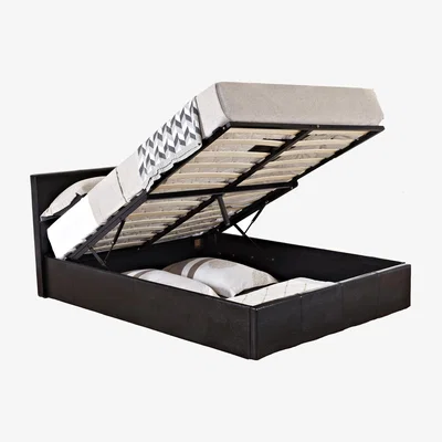 The Range Birlea Berlin Ottoman Bed - Brown / Small Double