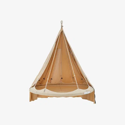 Amara Tiipii Bed - Classic Poncho Waterproof Canvas Cover - Beige - Medium