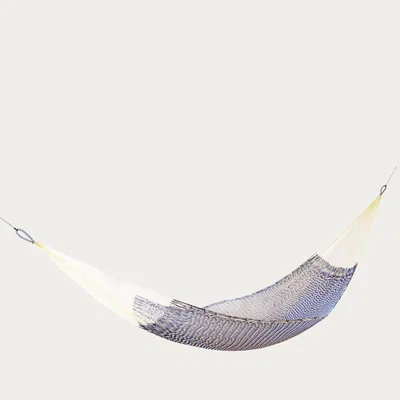 Bombinate.com Blue and White Ama Hammock
