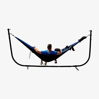 The Range Crua Convertible Stand 2 in 1 for Hanging Chair and Hammocks - Black