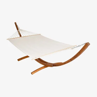 The Range Standing Hammock With Wooden Frame XXL - White