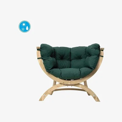 The Range Globo Siena Uno Seat Sofa - Wood Grain