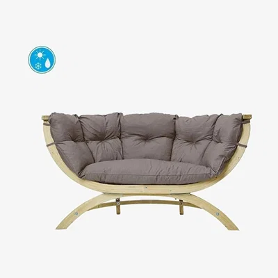 The Range Globo Siena Due Seat Sofa - Neutral