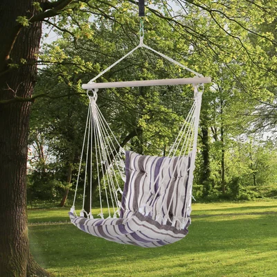 The Range Outdoor Swing Hammock Seat - Brown