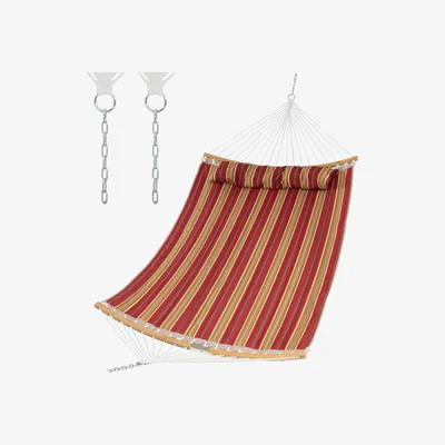 The Range Garden Patio Backyard 2 Person Red Hammock - Red
