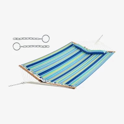 The Range Patio Garden Backyard Portable Blue Hammock - Blue