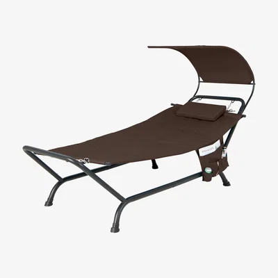 The Range Patio Hammock Hanging Chaise Lounge Chair Coffee - Coffee
