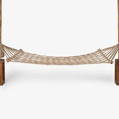 Sazy Amici Cotton Woven Hammock, Beige