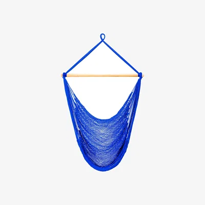 Wolf & Badger Cobalt Blue Cotton Hammock Swing Artissanos