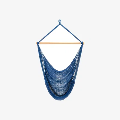 Wolf & Badger Navy Blue Cotton Hammock Swing Artissanos
