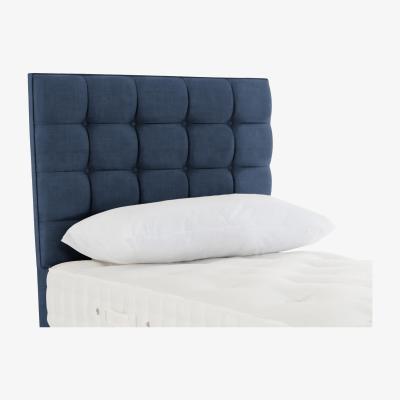 Furniture Village Hypnos - Halton Floor Standing Headboard - Single - Premium Royal Navy